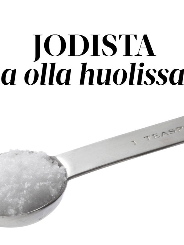 Jodin saanti on v&auml;hentynyt siin&auml; m&auml;&auml;rin, ett&auml; t&auml;n&auml; kev&auml;&auml;n&auml; on tulossa suositus sen k&auml;yt&ouml;n lis&auml;&auml;misest&auml; elintarviketeollisuudessa. Nyt esimerkiksi kaupan leiviss&auml; k&auml;ytetty suola on jodioimatonta. Puutos aiheuttaa kilpirauhasen liikakasvua eli struumaa. Siki&ouml; puolestaan tarvitsee jodia keskushermoston ja &auml;lylliseen kehittymiseen ja pituuskasvuun.Jodin ei tarvitse ottaa purkista, mutta ruoanlaitossa on hyv&auml; valita jodioitu suola. Jo puolesta teelusikallisesta tulee puolet p&auml;ivitt&auml;isest&auml; tarpeesta. Rehuihin lis&auml;tyn jodin takia saamme t&auml;t&auml; t&auml;rke&auml;&auml; hivenainetta my&ouml;s maitotuotteista ja kananmunista. Sit&auml; on lis&auml;ksi kalassa ja joissain merileviss&auml;.