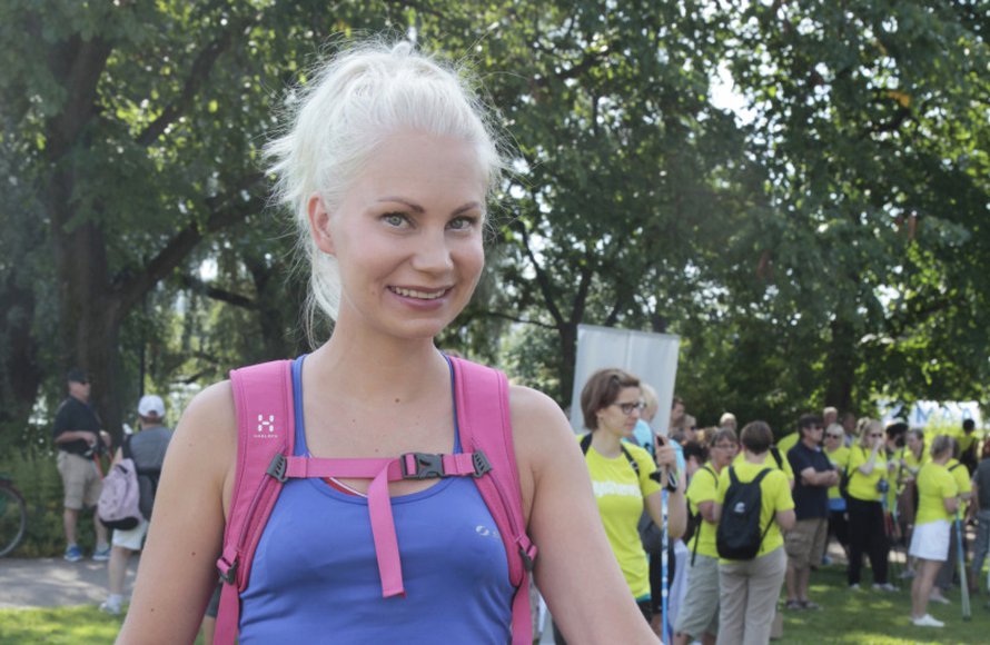 Apple a Day -blogin pit&auml;j&auml; Sanna Malista odottaa yhdeks&auml;n kilometrin lenkki.