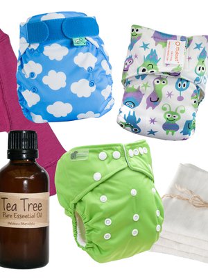 Kestovaippoja kannattaa hankkia alkuun muutama ja ostaa lisää vasta, kun tietää, millainen vaippa sopii omalle lapselle parhaiten. Vaippoja voi ostaa myös käytettyinä. Kuvat: valmistajat