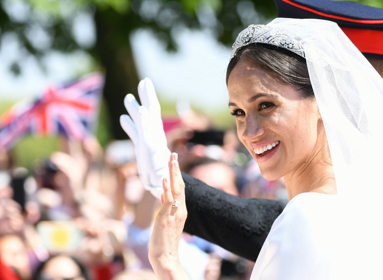 Maghanista tuli lauantaina Sussexin herttuatar, kun hän meni naimisiin prinssi Harryn kanssa Windsorissa. Kuva: MVPhotos