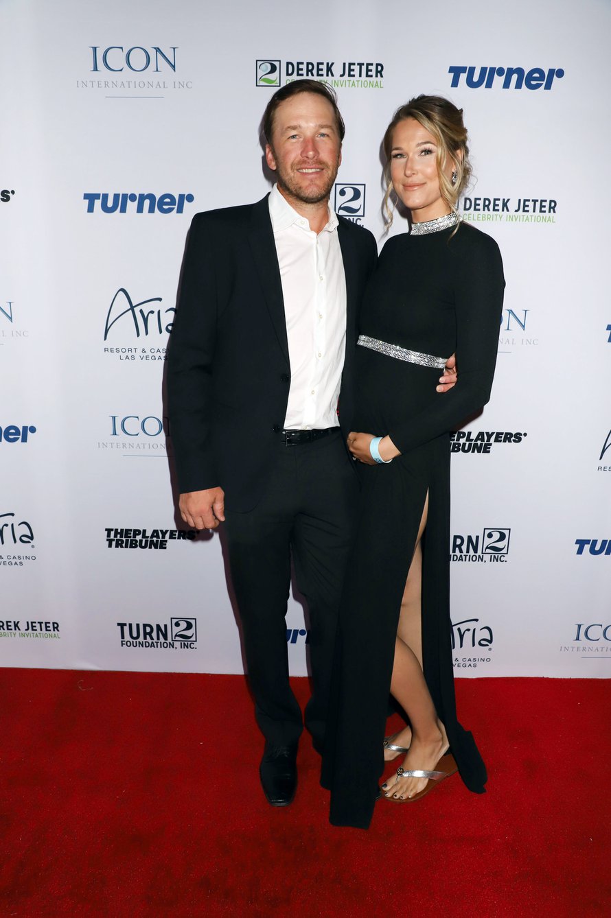 Bode Miller ja Morgan Beck Miller edellisen raskauden aikana keväällä 2018. 