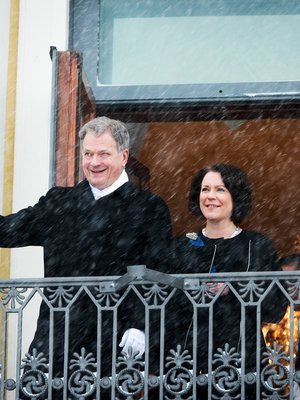 Presidentti Sauli Niinistön ja hänen puolisonsa Jenni Haukion poika sai nimekseen Aaro Veli Väinämö. Kuva: <span class="photographer">Juhani Niiranen.</span>