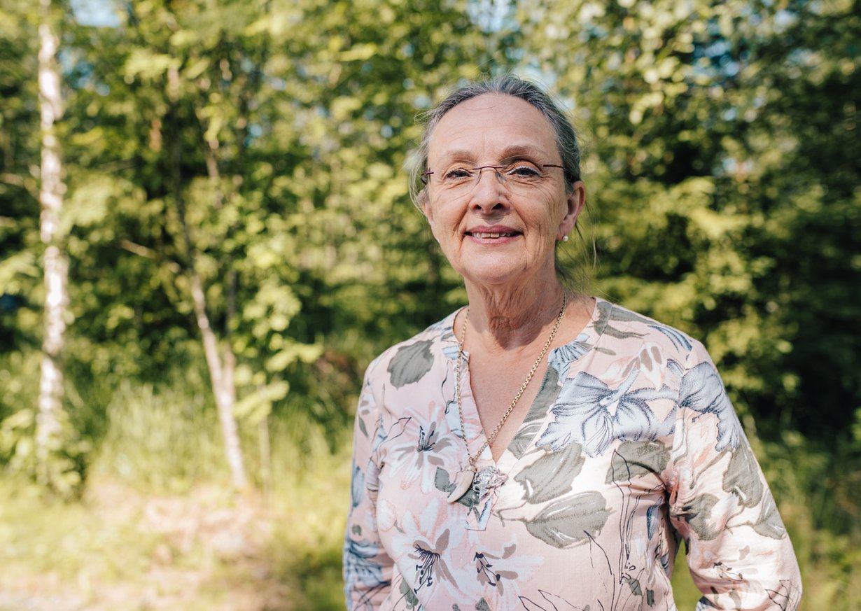 Eläkeläinen Marit viettää osan vuodestaan Ranskassa.