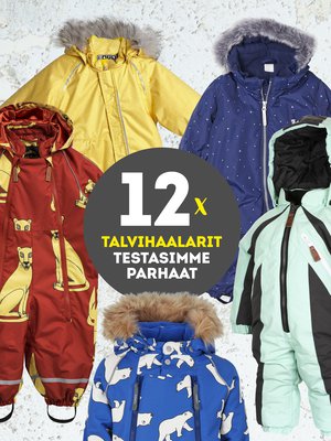 Vertailimme alle 65 euroa, korkeintaan sata euroa ja yli sata euroa maksavia haalareita. Kuvat: valmistajat