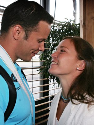 Tero Pitkämäki ja hänen puolisonsa Niina Kelo ovat olleet yhdessä jo yli kymmenen vuotta. Kuva: <span class="photographer">Juhani Niirainen</span>