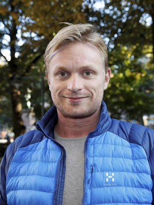 Iiro Seppäsen esikoinen syntyi maanantaina. Kuva: <span class="photographer">Seppo Solmela</span>