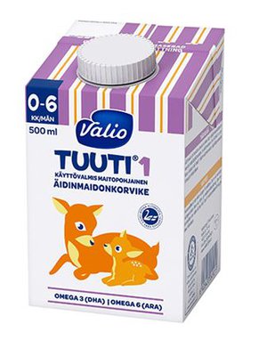 Älä anna vauvalle tätä Valio Tuuti -äidinmaidonkorviketta, jos pakkauksen parasta ennen -päiväys on 24.3.2019. Kyseinen erä vedetään takaisin pakkauskonevian takia.