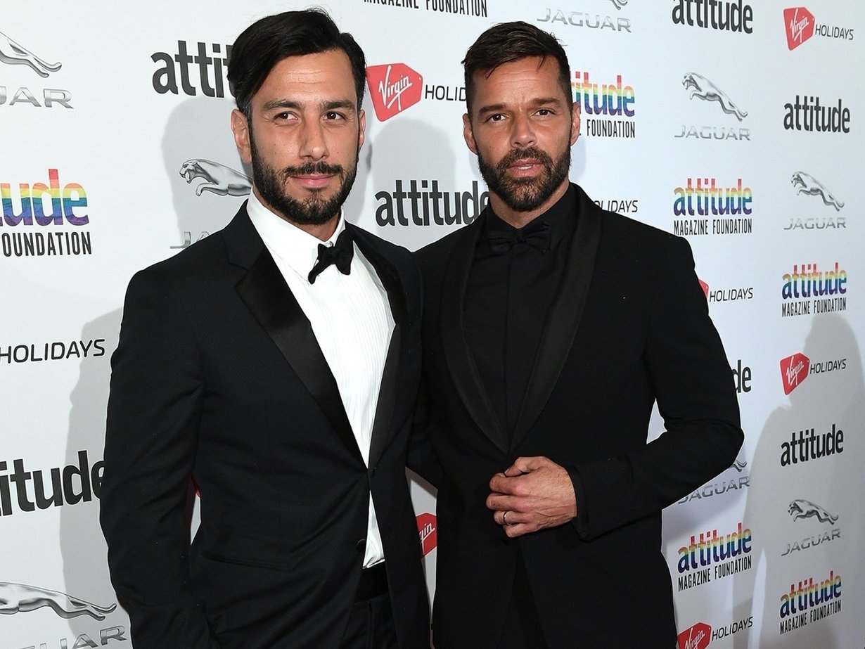 Ricky Martin ja Jwan Yosef kertoivat viime vuoden tammikuussa menneensä naimisiin. Kuva: MVPhotos