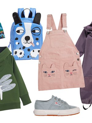 Luumu ja murretut sävyt näkyvät taaperoiden syysmuodissa. Kuvat: valmistajat