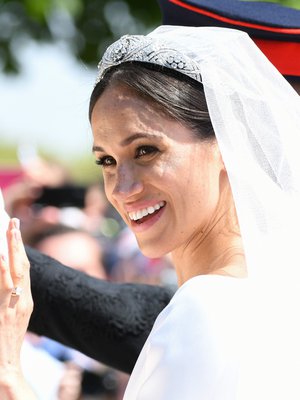 Maghanista tuli lauantaina Sussexin herttuatar, kun hän meni naimisiin prinssi Harryn kanssa Windsorissa. Kuva: <span class="photographer">MVPhotos</span>