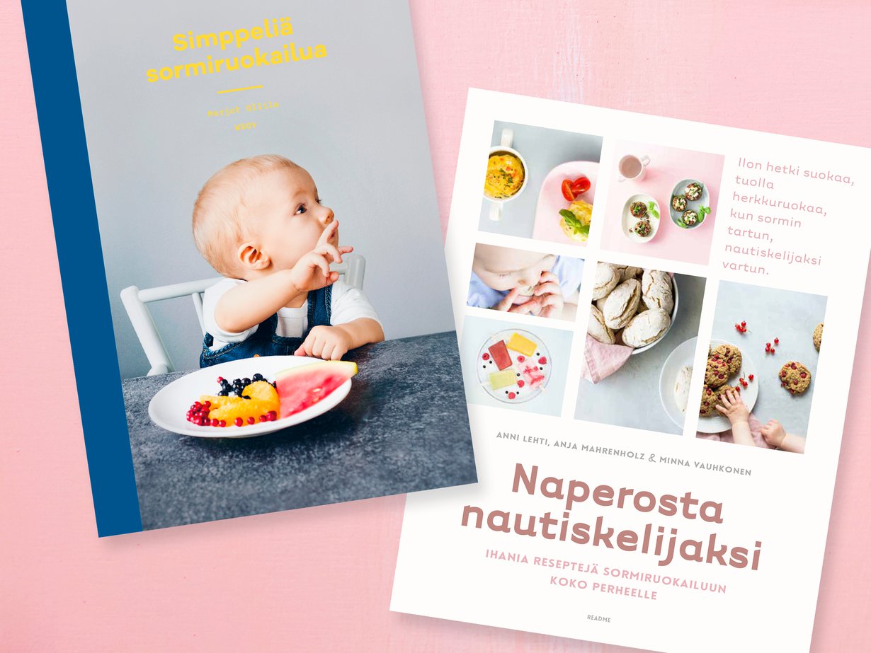 Simppeliä sormiruokailua ja Naperosta nautiskelijaksi ilmestyvät molemmat maaliskuussa 2018.