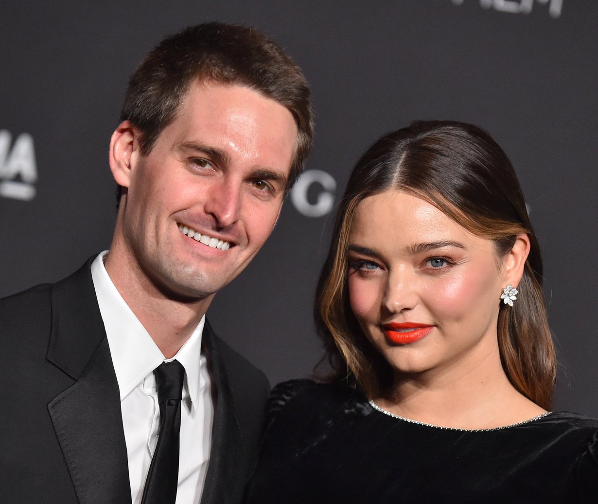 Evan Spiegel ja Miranda Kerr on listattu yhdeksi teknologia-alan vaikutusvaltaisimmista pariskunnista. Kuva: MVPhotos