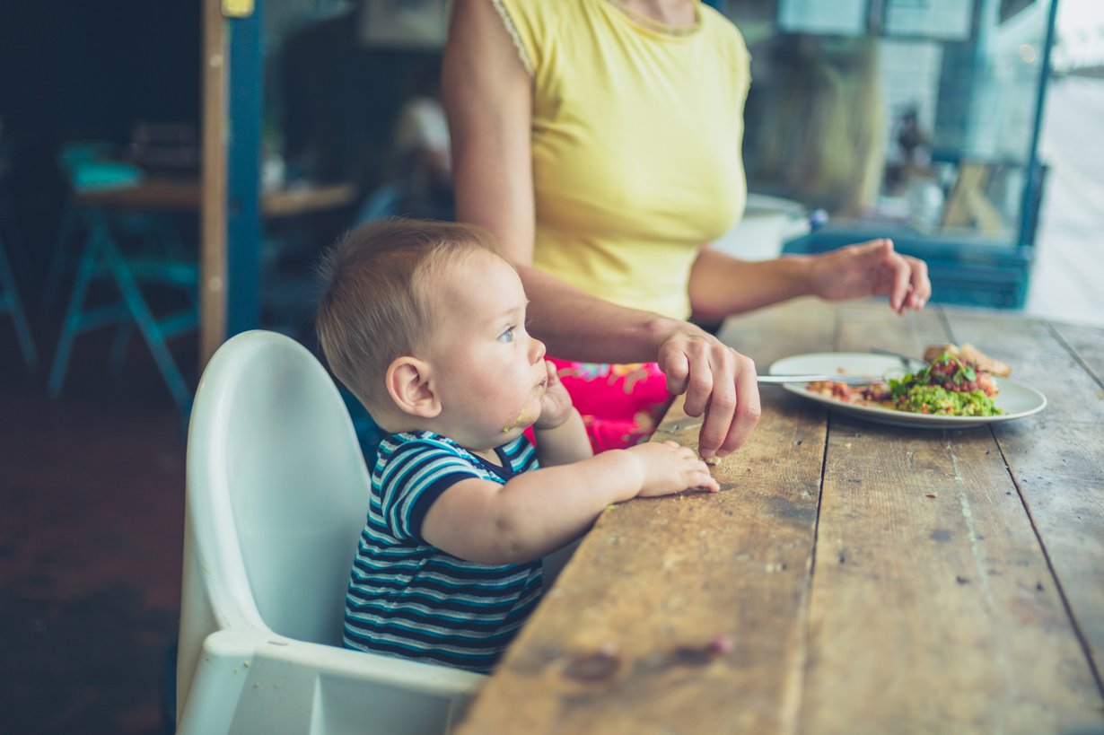 Lapset saavat näkyä ja kuulua, myös ravintoloissa. Kuva: iStockphoto