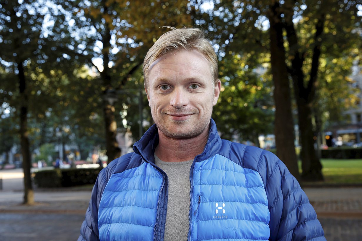 Iiro Seppäsen esikoinen syntyi maanantaina. Kuva: Seppo Solmela