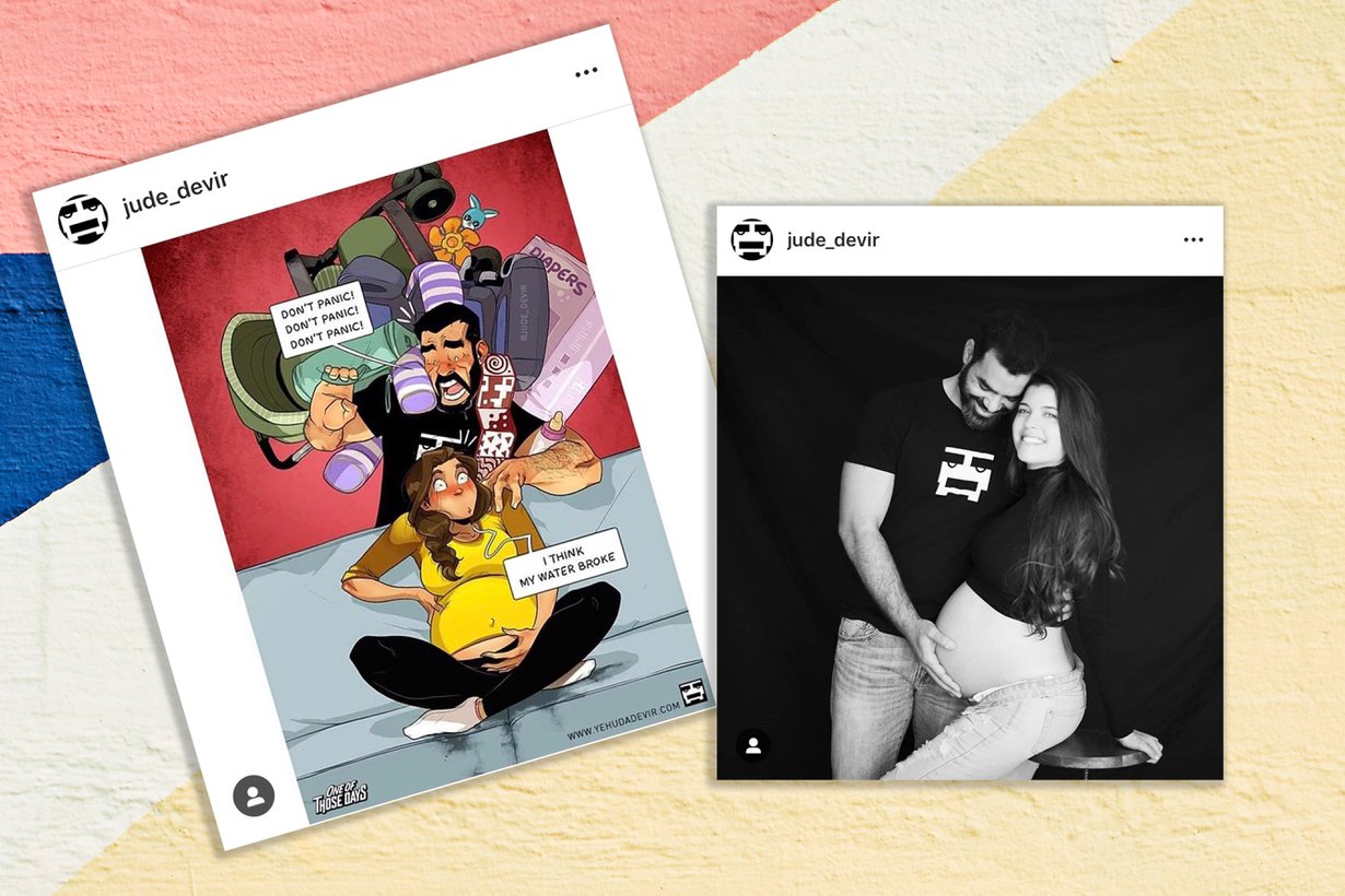 Yehuda Devirin sarjakuvalla on Instagramissa yli neljä miljoonaa seuraajaa. Kuva: Instagram